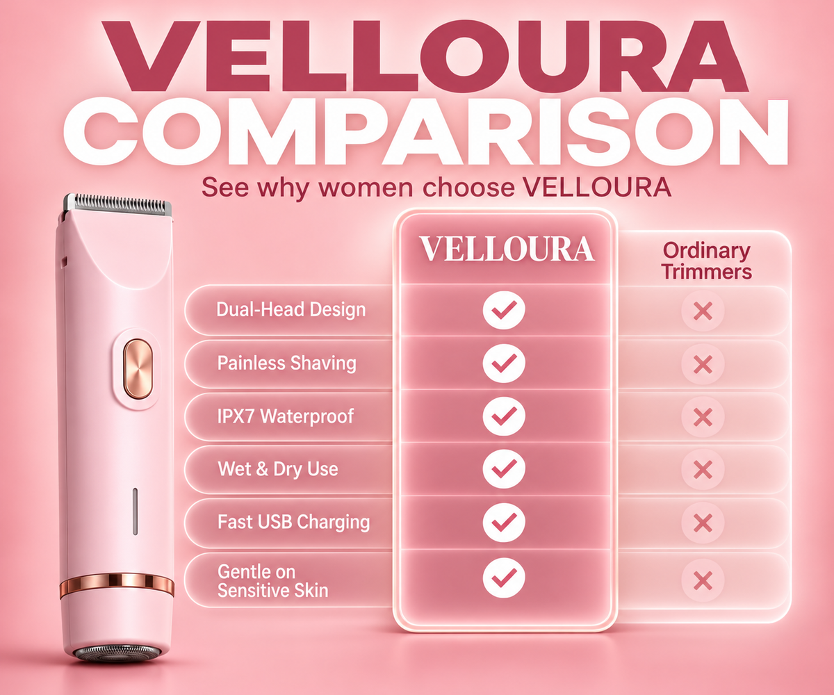 VELLOURA 2-in-1 Body Shaver